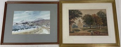 Lot 376 - S C JONES; a 19th century watercolour, Redland...