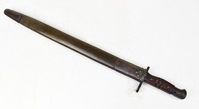 Lot 865 - REMINGTON; an early 20th century M1917 bayonet,...