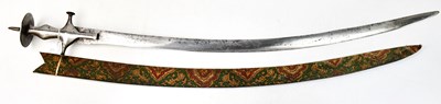 Lot 882 - A 19th century Turkish tulwar with 79cm curved...