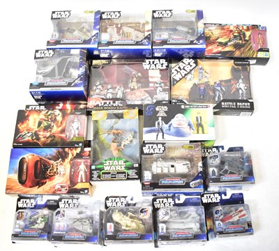 Lot 593 - STAR WARS; Micro Galaxy Squadron, nine...