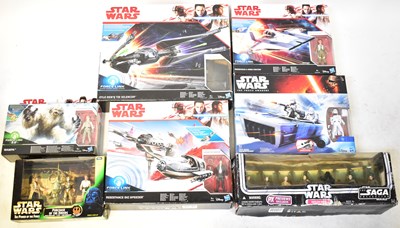 Lot 569 - STAR WARS; a collection of items from various...