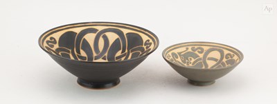 Lot 198 - DONALD MILLS (1922-1996); a stoneware bowl...