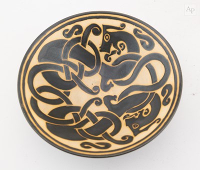 Lot 198 - DONALD MILLS (1922-1996); a stoneware bowl...