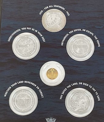 Lot 585 - The Battle of the Atlantic coin set, five...