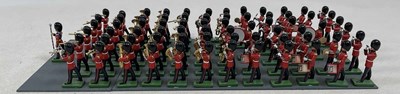 Lot 132 - BRITAINS; a large display of a diecast Guards...