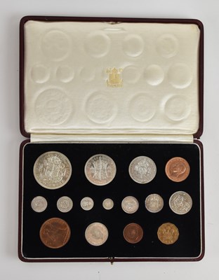 Lot 1634 - ROYAL MINT; a 1937 cased specimen set...