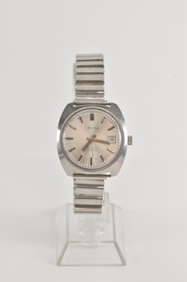 Lot 1737 - A gentleman's vintage stainless steel...