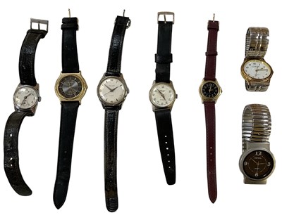 Lot 1733 - Eight various wristwatches including a...