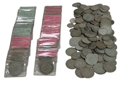 Lot 1650 - A quantity of 1920-1946 silver coloured coins...