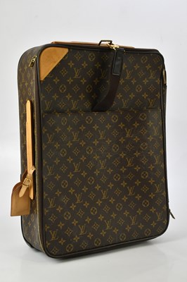 Lot 643 - LOUIS VUITTON; a brown monogram canvas 'Pegase...