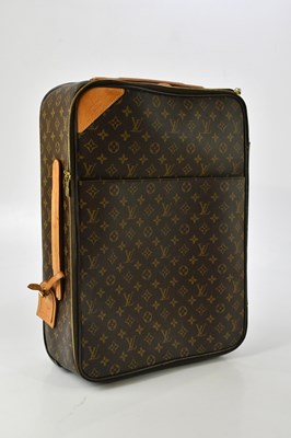 Lot 644 - LOUIS VUITTON; a brown monogram canvas 'Pegase...