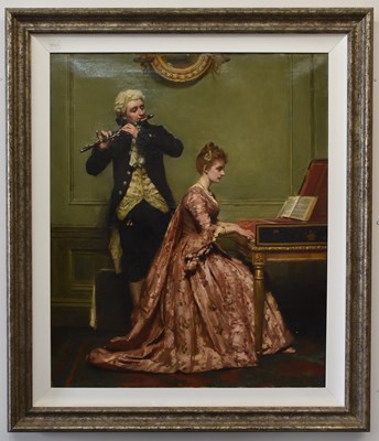 Lot 136 - ROBERT JAMES GORDON (1871-1893); oil on canvas,...