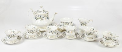 Lot 1699 - ROYAL ALBERT; a 'Brigadoon' pattern full tea...