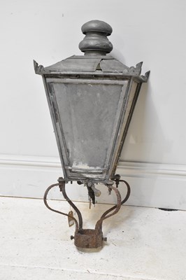 Lot 1810 - A Victorian streetlight lantern top, approx 95cm.