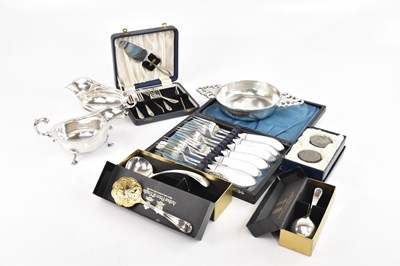 Lot 2006 - A small group of assorted silver plate...