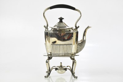 Lot 2451 - MARTIN, HALL & CO; a late Victorian hallmarked...