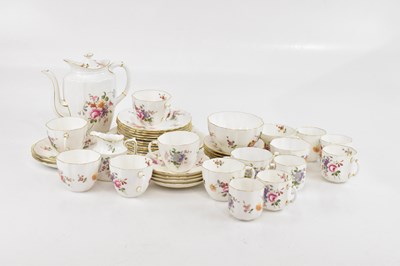 Lot 1705 - ROYAL CROWN DERBY; a part tea service in the...