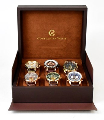 Lot 968 - CONSTANTIN WEISZ; six wristwatches, comprising...