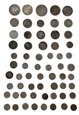 Lot 1667 - Various mostly British pre-1920 silver...