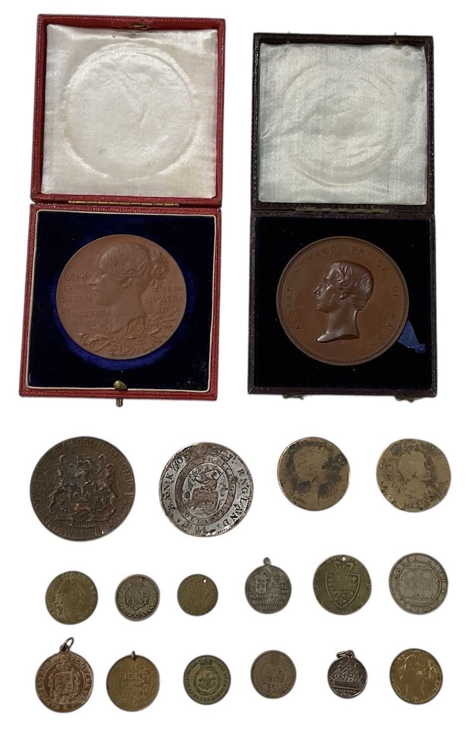 Lot 1647 - Various interesting coins and medallions...