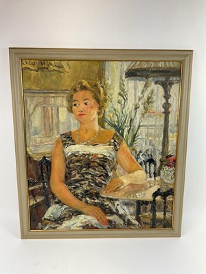 Lot 139 - WLODZIMIERZ ZAKRZEWSKI; oil on canvas, study...