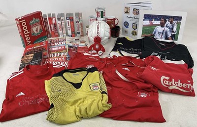 Lot 152 - LIVERPOOL FOOTBALL CLUB; a collection of items,...