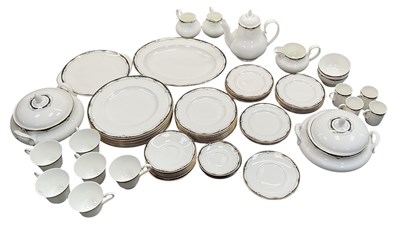 Lot 542 - ROYAL DOULTON; a part tea and dinner service,...