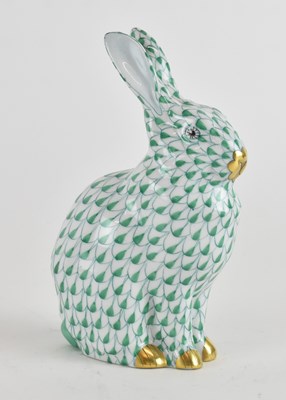 Lot 550 - HEREND; a Hungarian porcelain hand painted...