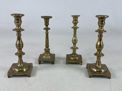 Lot 189 - An unusually heavy pair of probably gunmetal...