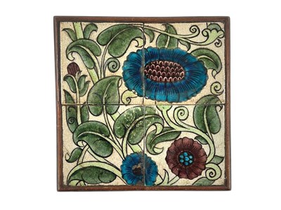 Lot 265 - ATTRIBUTED TO WILLIAM DE MORGAN; a panel of...