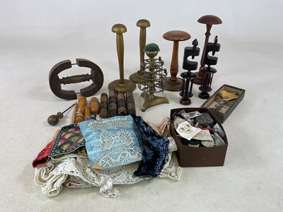 Lot 67 - Quantity of sewing related items and...