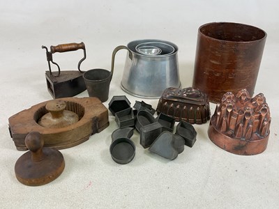 Lot 29 - Quantity of kitchenalia. Comprising of; copper...