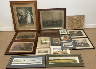 Lot 380 - A quantity of pictures and prints to include...