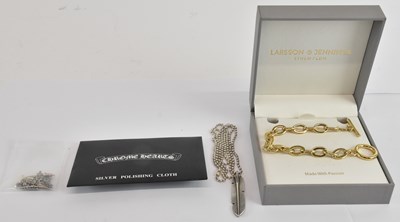 Lot 1567 - LARSSON & JENNINGS; a modern gold plated...