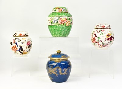 Lot 263 - MALING; two early 20th century ginger jars,...