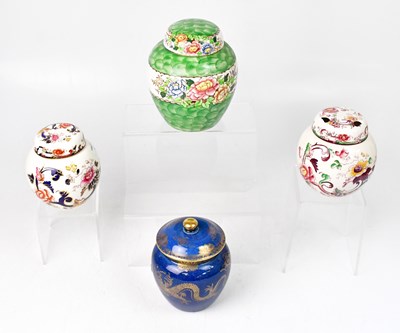 Lot 263 - MALING; two early 20th century ginger jars,...
