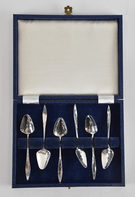 Lot 1158 - An unusual cased set of six Australian white...