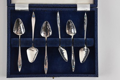 Lot 1158 - An unusual cased set of six Australian white...