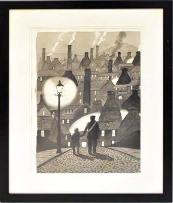 Lot 581 - SID KIRKHAM (20th/21st century); watercolour, '...