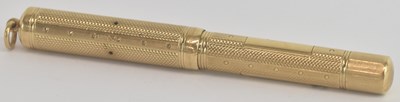 Lot 1192 - WATERMAN; an early 20th century 9ct yellow...