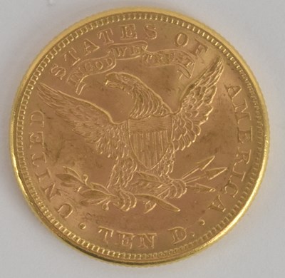 Lot 1571 - A United States of America ten dollar gold...