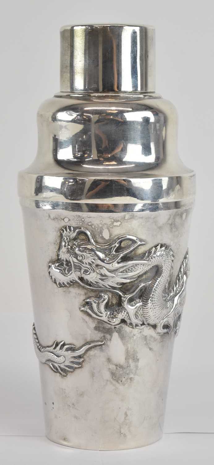 Lot 1044 - WANG HING & CO; a Chinese Export silver...