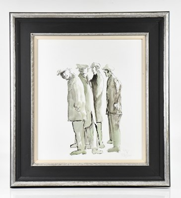 Lot 72 - JOHN THOMPSON (1924-2011); ink and wash,...