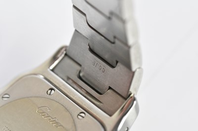 Lot 551 - CARTIER; a gentleman's bi-metal Santos...