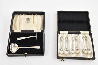 Lot 2215 - ELKINGTON & CO; a cased George VI hallmarked...