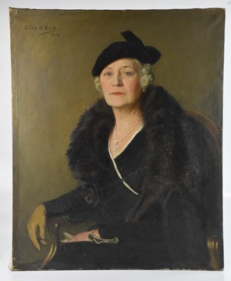 Lot 1079 - ALEX HORACE KIRK (1881-1950); oil on canvas,...
