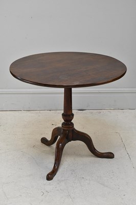 Lot 1145 - A 19th century mahogany circular tilt-top...