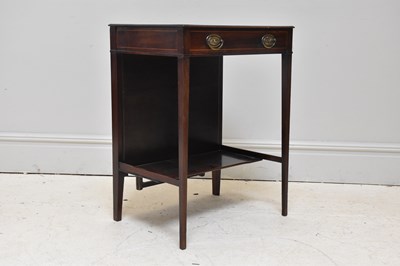 Lot 1114 - A 19th century mahogany dressing table with...