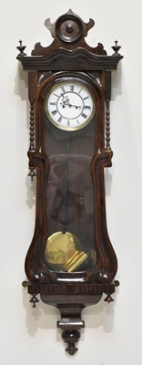 Lot 1271 - A 19th century mahogany cased Vienna style...