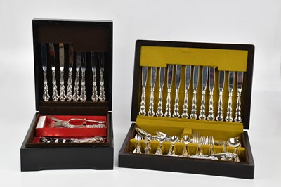 Lot 2021 - Community cutlery sets, one boxed full set and...